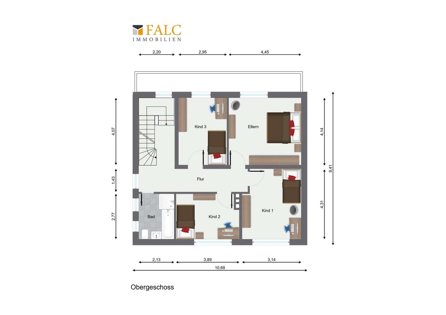 Grundriss-Obergeschoss
