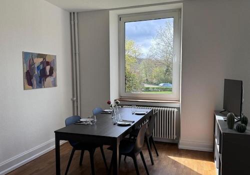 Essbereich im Wohnzimmer