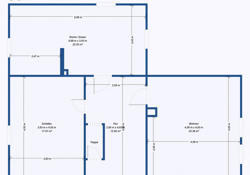 Grundriss Obergeschoss