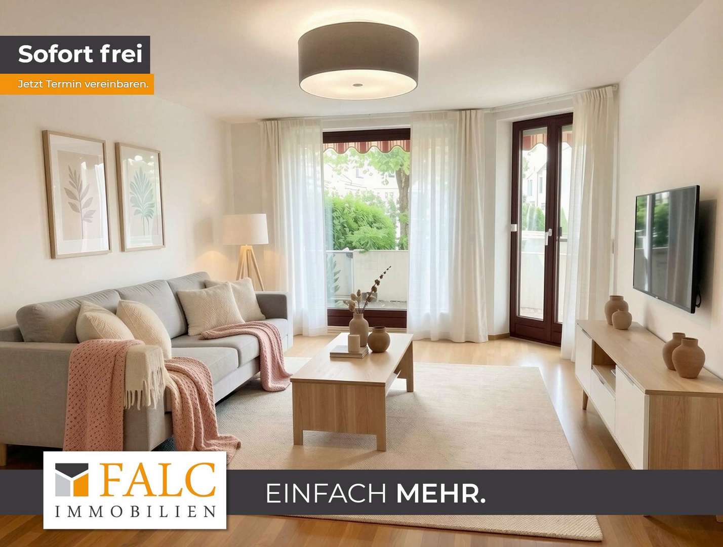 Wohnzimmer visualisiert