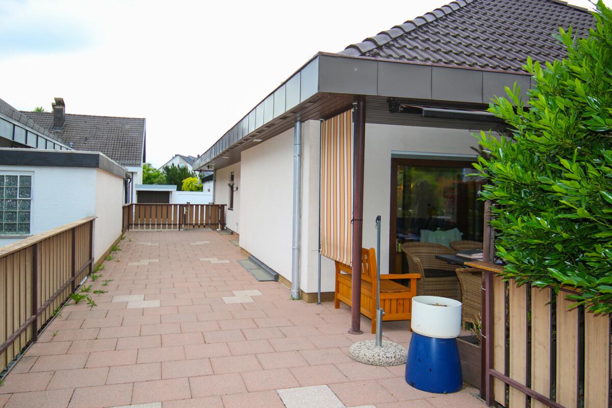 Dachterrasse Rückseite