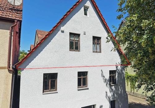 Außenansicht markiert