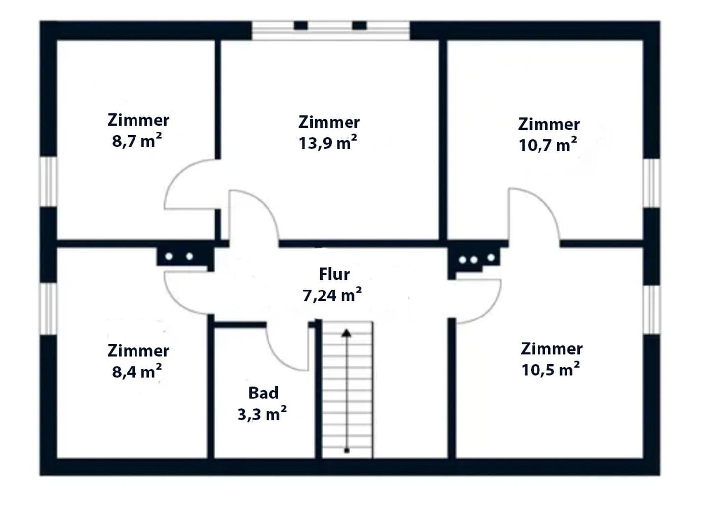 Obergeschoss – Grundriss