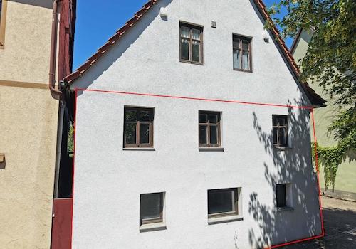 Außenansicht markiert