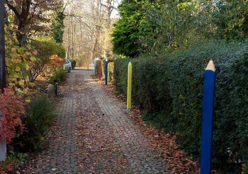 Zuwegung zum Eingangsbereich