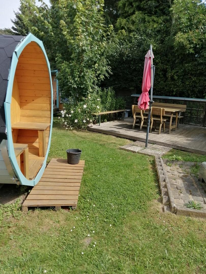 Garten hinter dem Haus