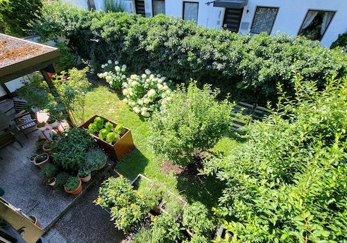 Blick vom Balkon