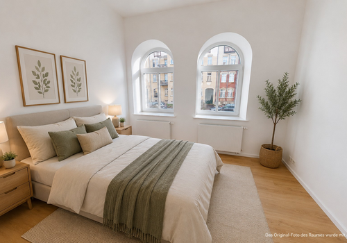 Schlafzimmer (AI-Möblierung)