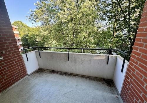 sonniger Balkon