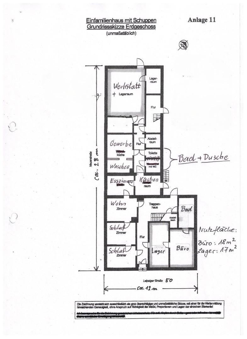 Grundriss Ergeschoss