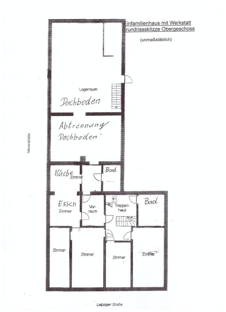 Grundriss Obergeschoss