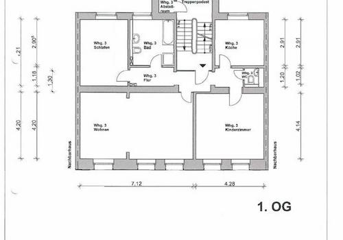 Grundriss 1. Obergeschoss