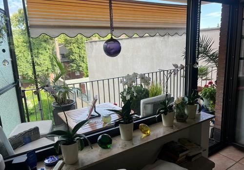 Blick auf den Balkon