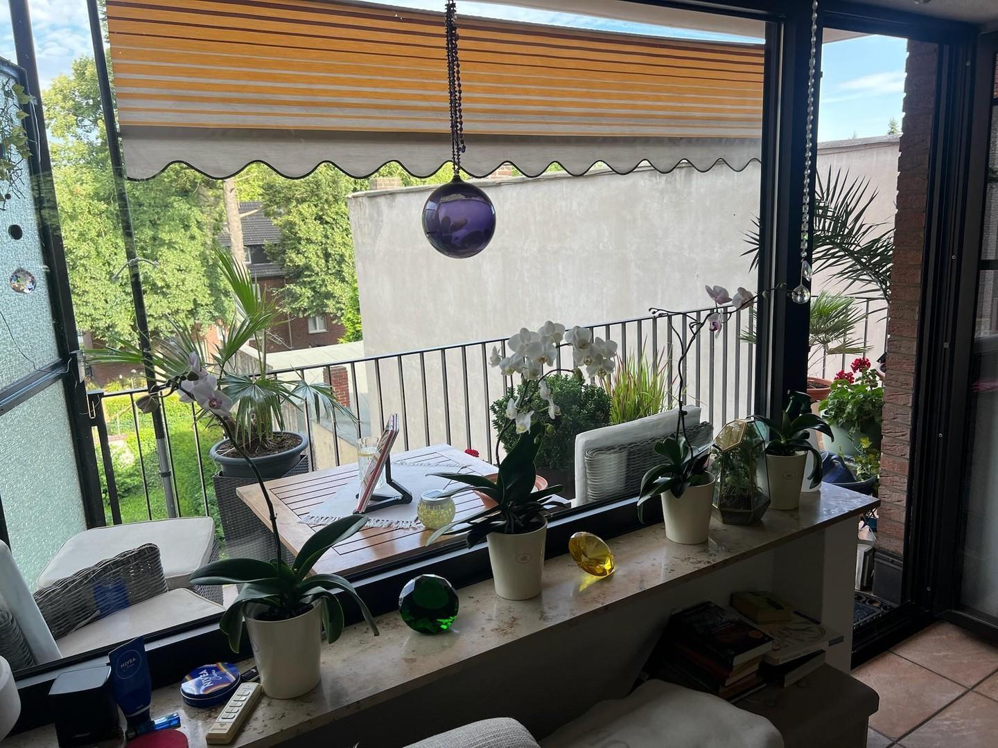 Blick auf den Balkon