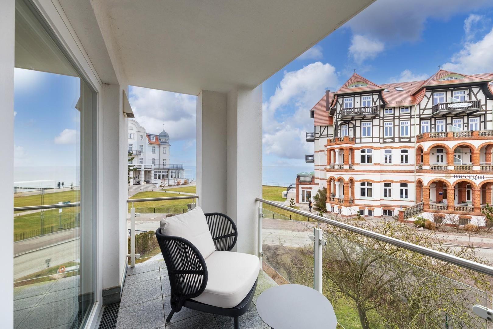 Balkon mit Ostseeblick