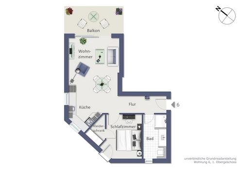 Grundriss Wohnung 06