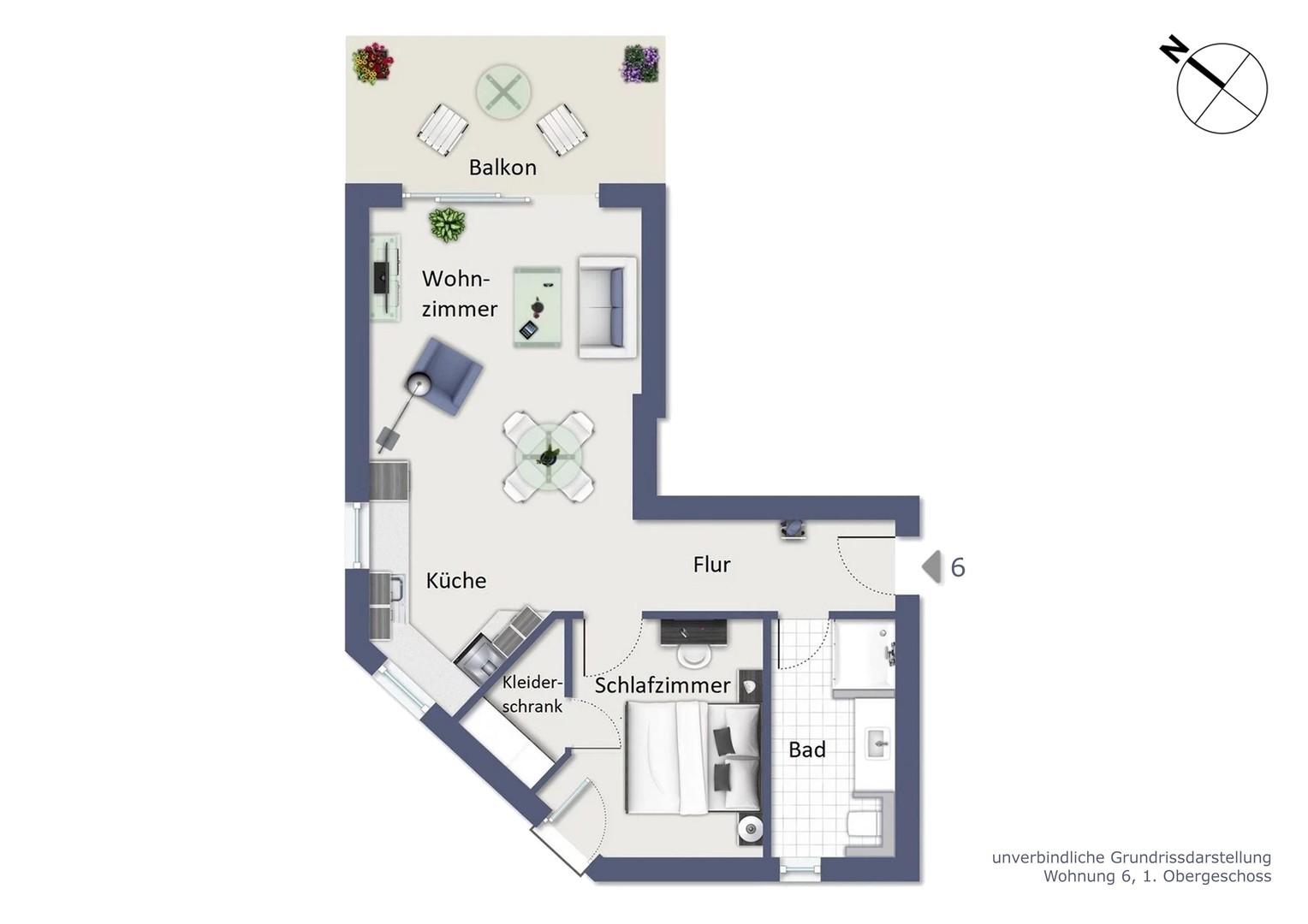 Grundriss Wohnung 06
