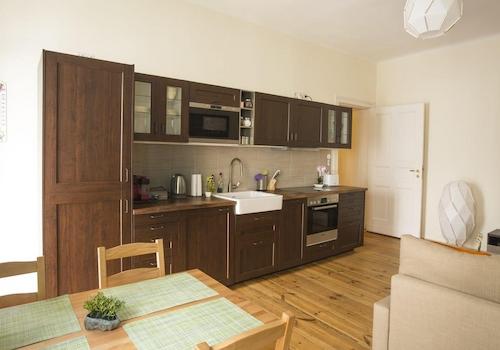 Kitchen and dining area