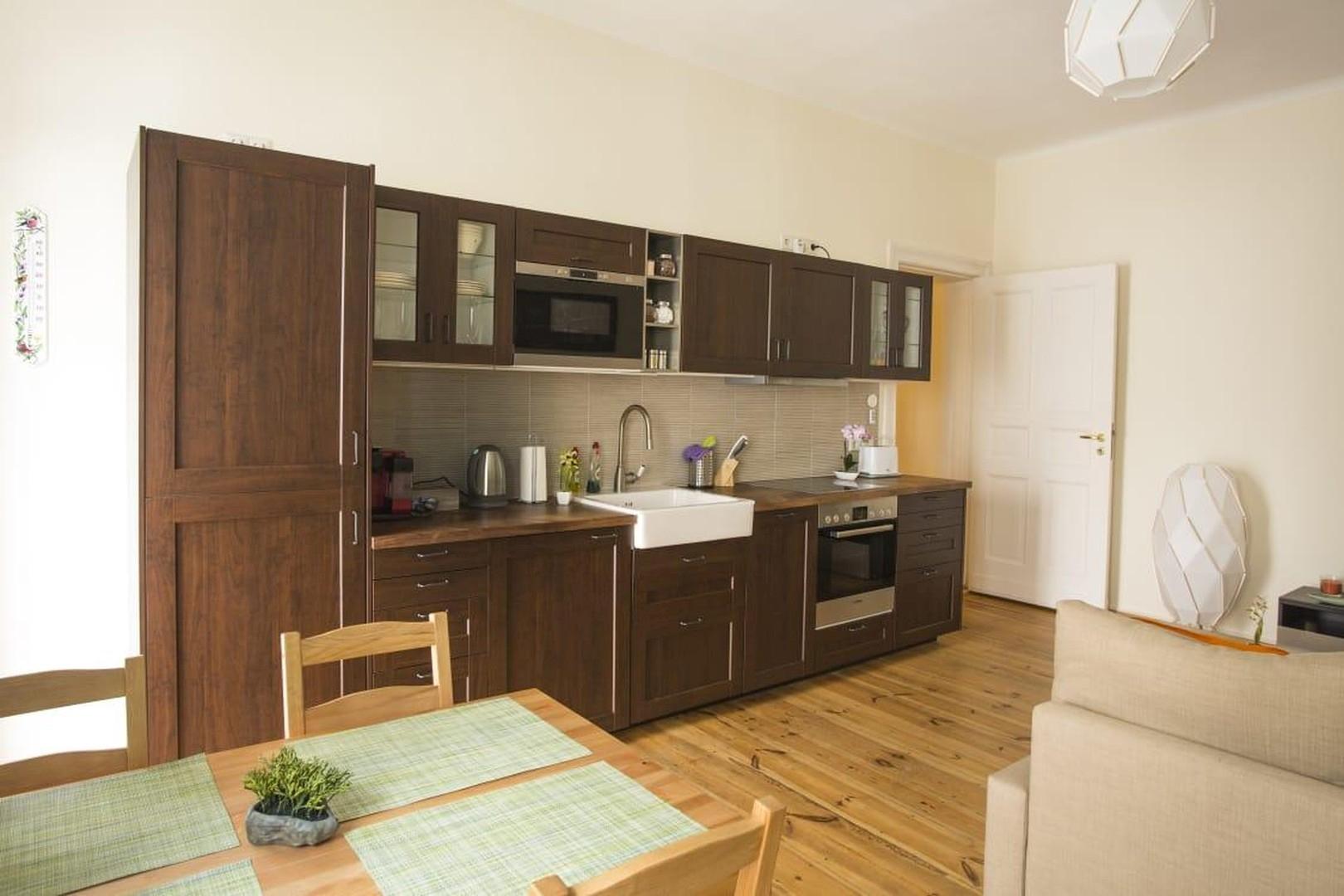 Kitchen and dining area