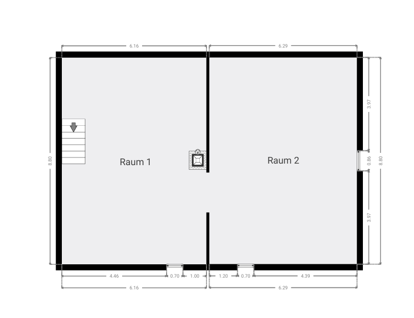 Grundriss Dachgeschoss