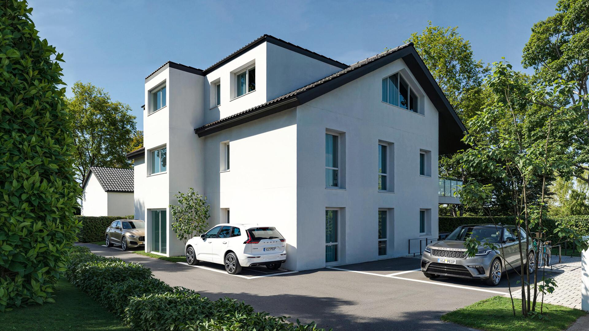 Zuwegung zum Haus