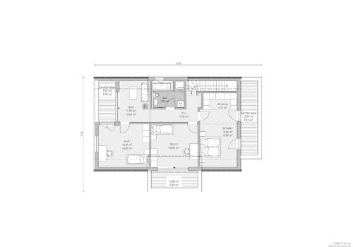 Grundriss Obergeschoss