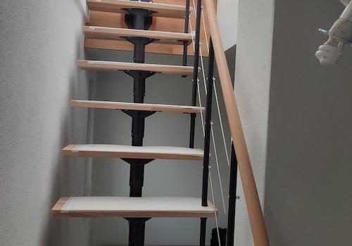 Treppe zur Dachterrasse