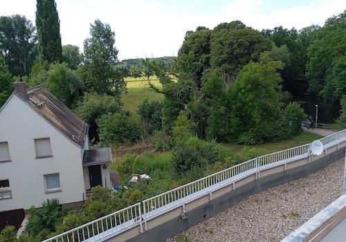 Blick vom Balkon