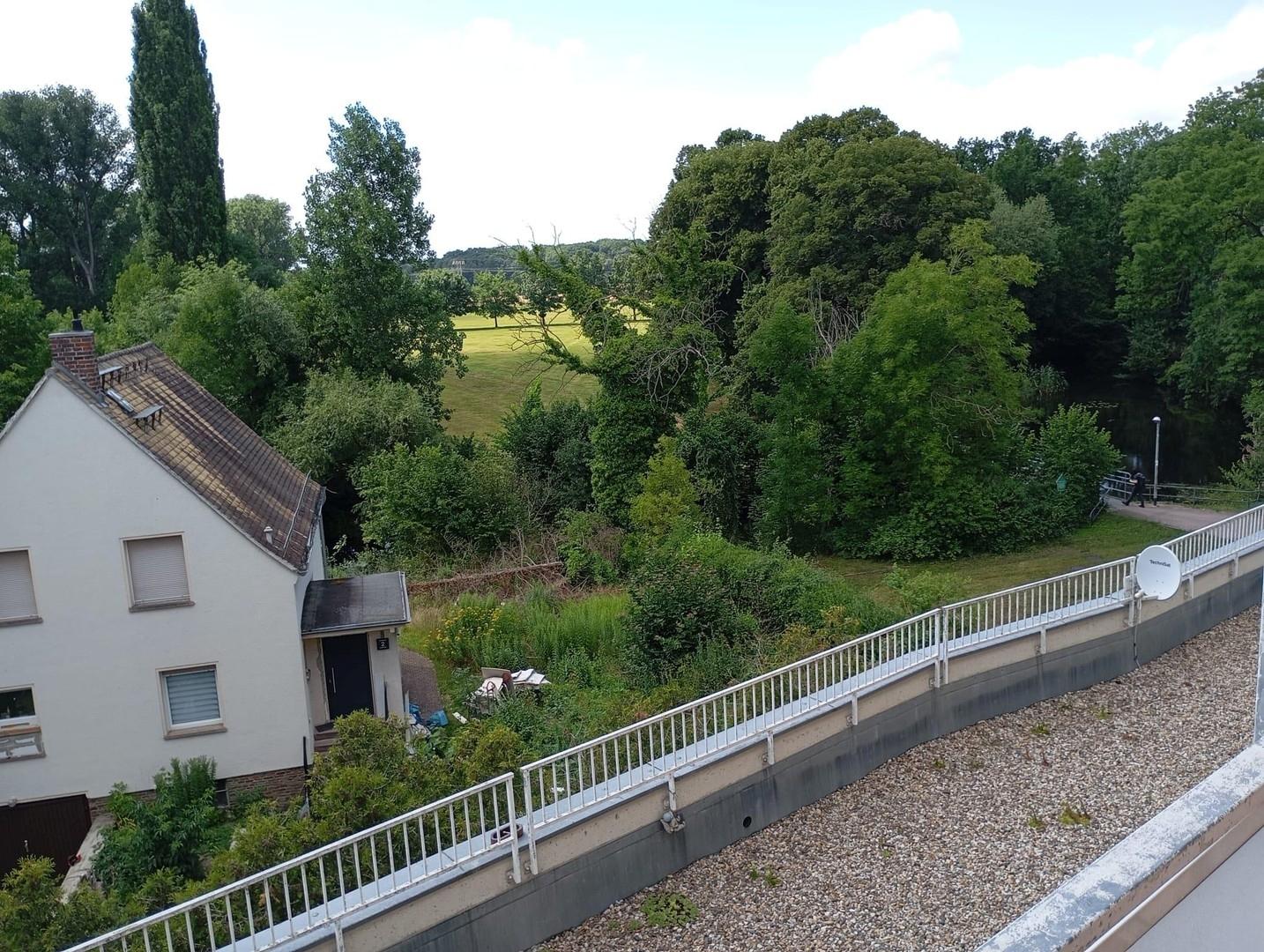 Blick vom Balkon