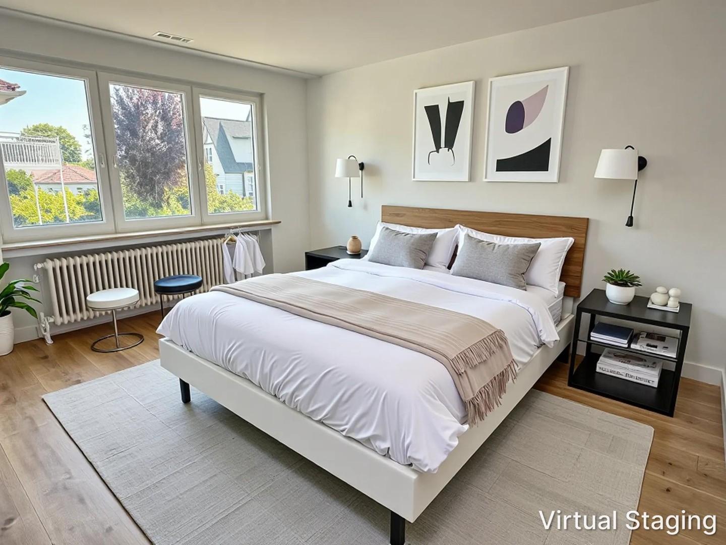 Schlafzimmer - Möblierungsidee