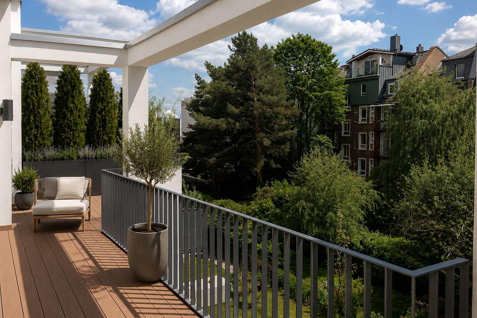 Terrasse - Visualisiert