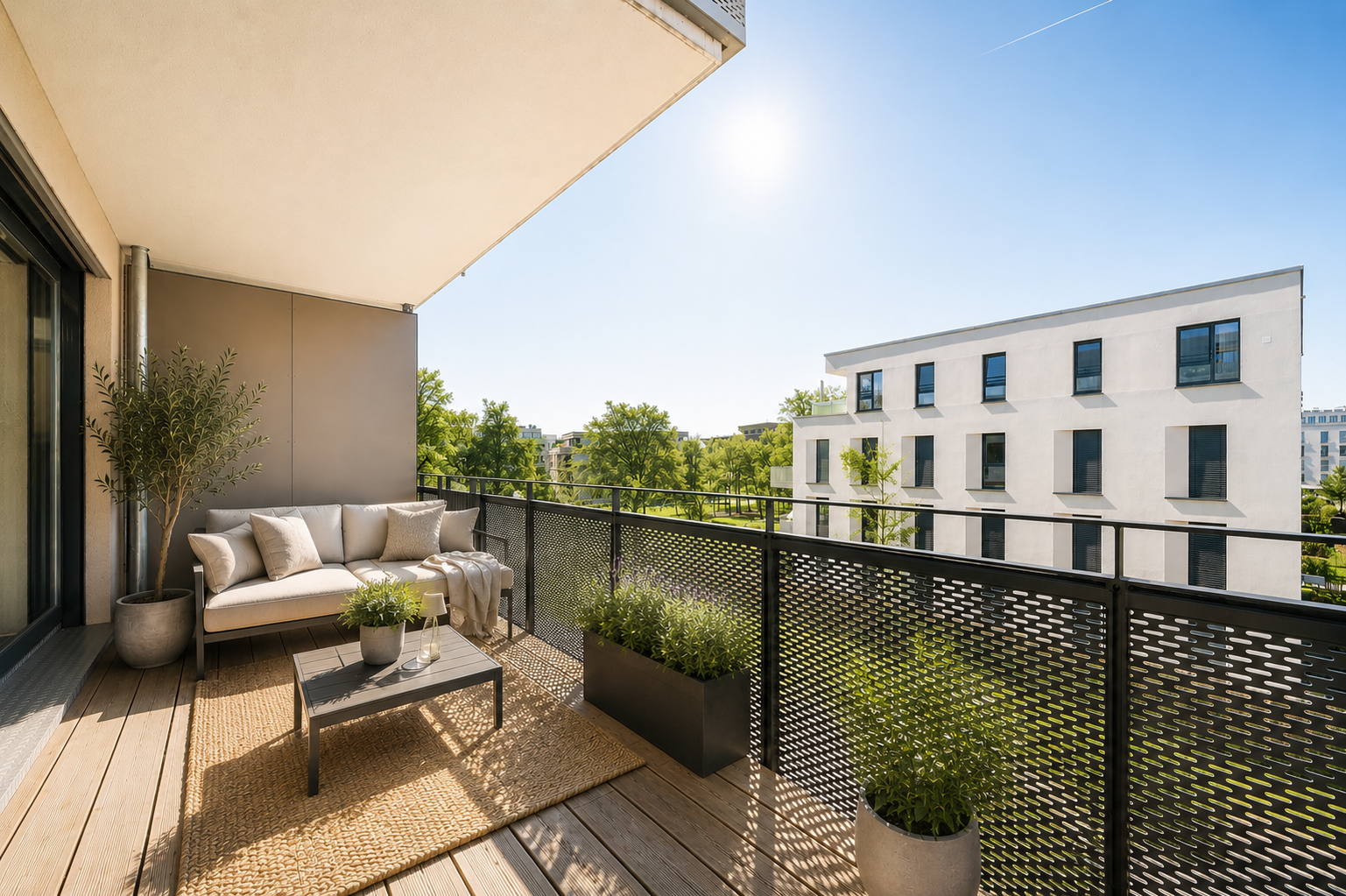 Balkon Visualisierung