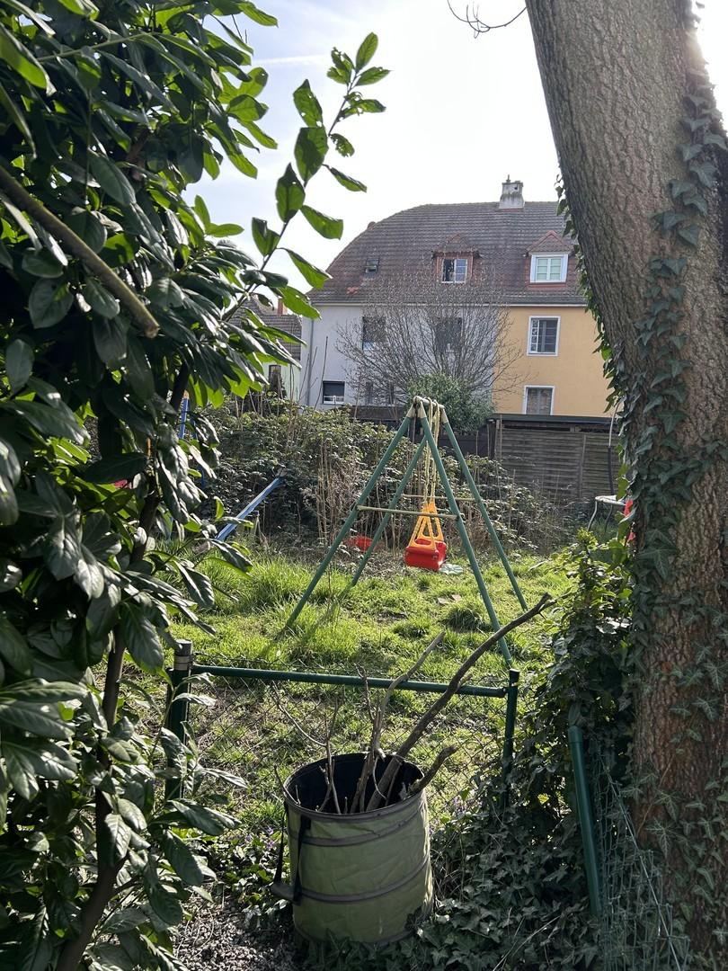 Blick auf Gemeinschaftsgarten