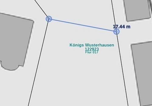 Grundstücksbreiten (Teil 1)