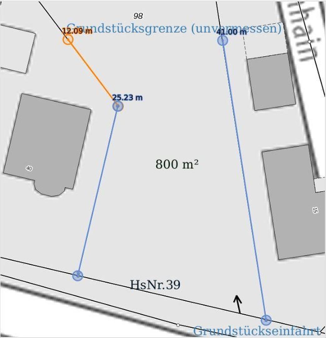 Grundstückstiefe (Teil 1)