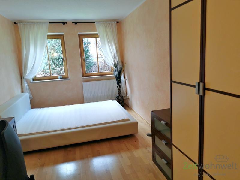 Blick ins Schlafzimmer