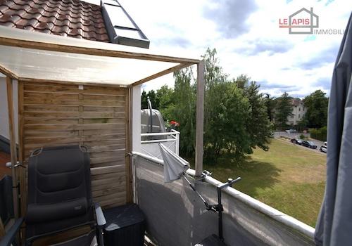 2. Balkon Südausrichtung Zugang v. WZ