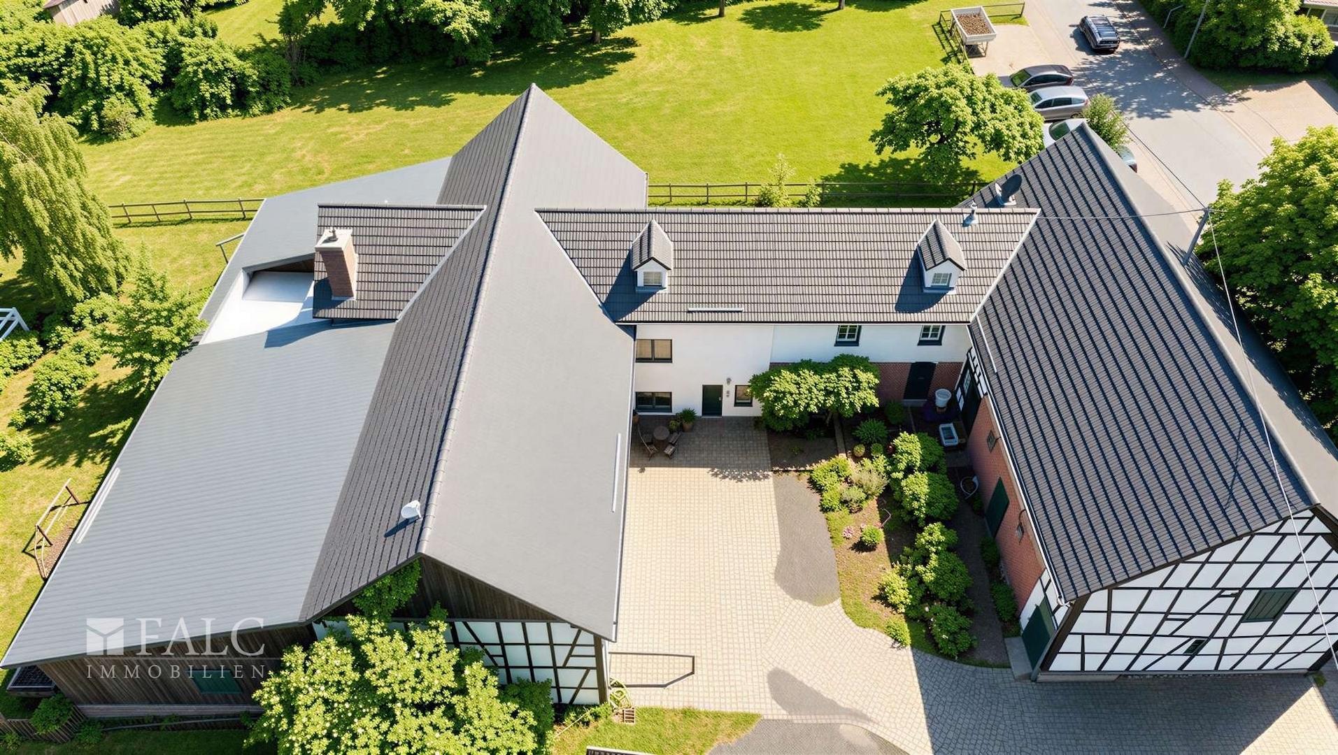 Draufsicht Hof