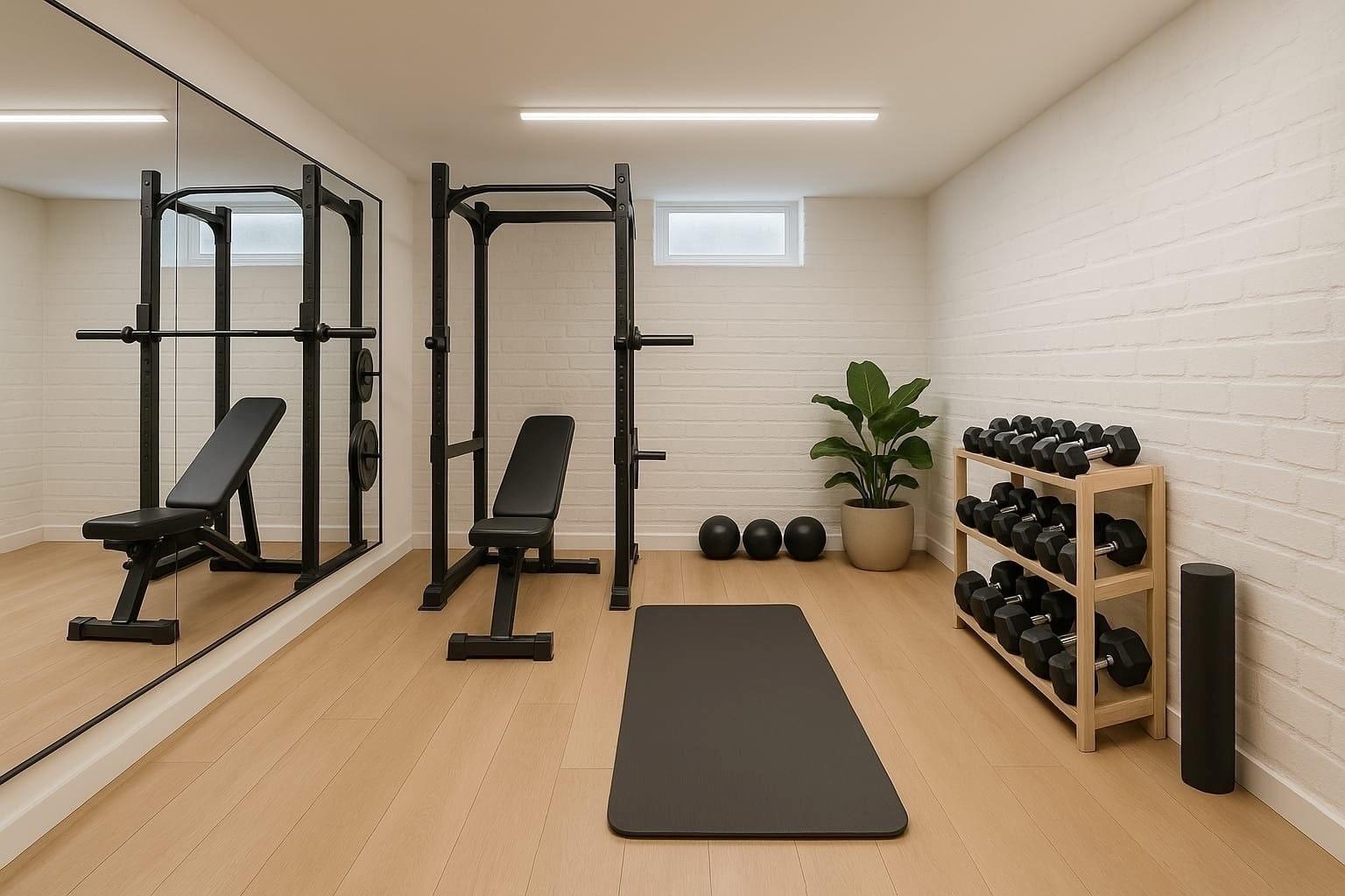 Fitnessraum Visu.