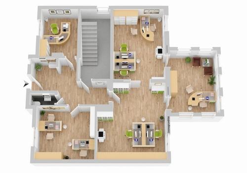 Grundriss EG Büro