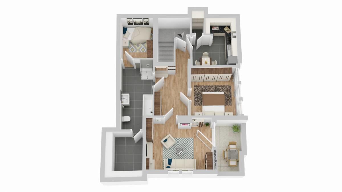 Grundriss DG Wohnung II