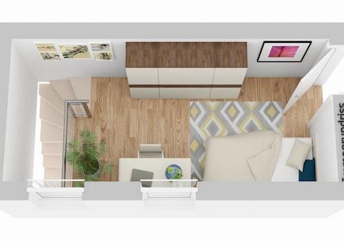 Grundriss Souterrain Whg. III Ebene 2
