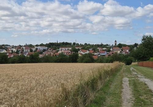 Blick auf Hohenmölsen vom Gdstk.2