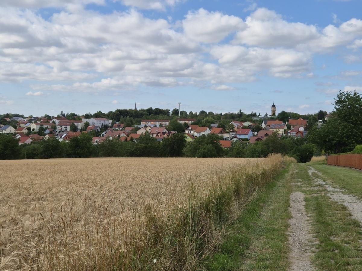 Blick auf Hohenmölsen vom Gdstk.2