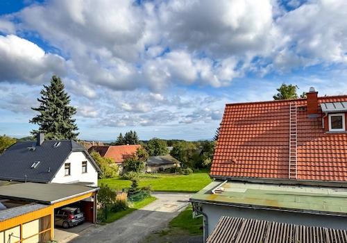 Blick zur Zufahrt