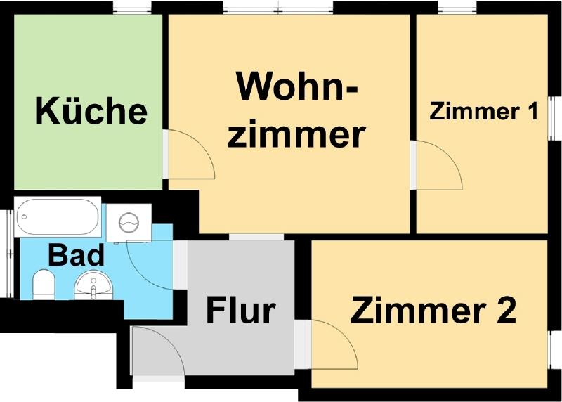 Wohnungsgrundriss