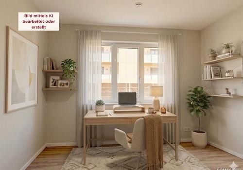 Virtuelles Home Staging. Möbelierung und Dekoration sind nicht Bestandteil des Angebots.