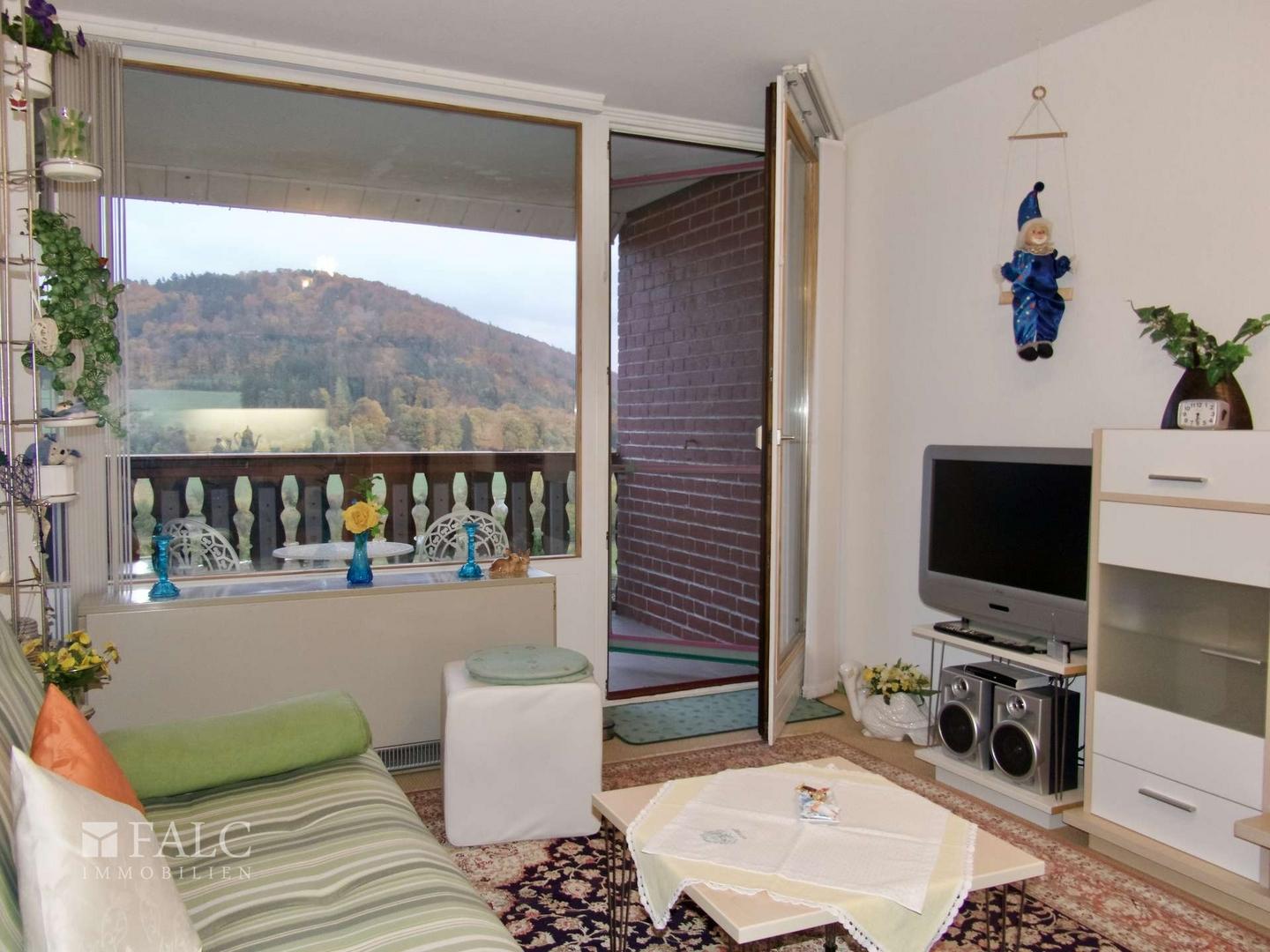 Wohnen, Süd-Loggia-Balkon