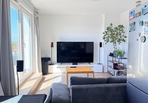 Wohnzimmer mit Terrassenzugang