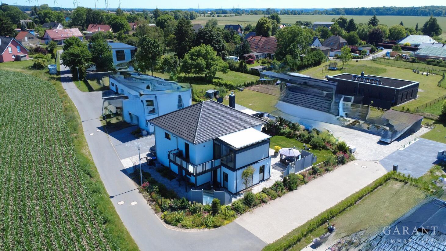 Hausansicht Drohne